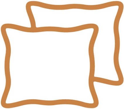 Icône coussins et mousses