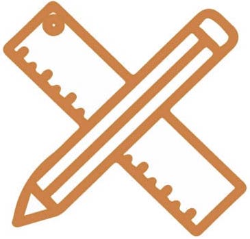 Icône découpe sur mesure