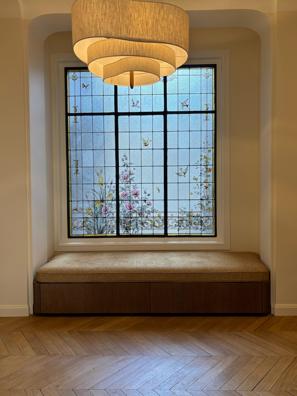 Banquette velours luxe