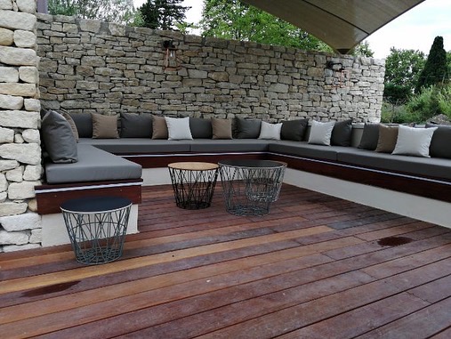 Confection sur mesure, Coussins de Patio