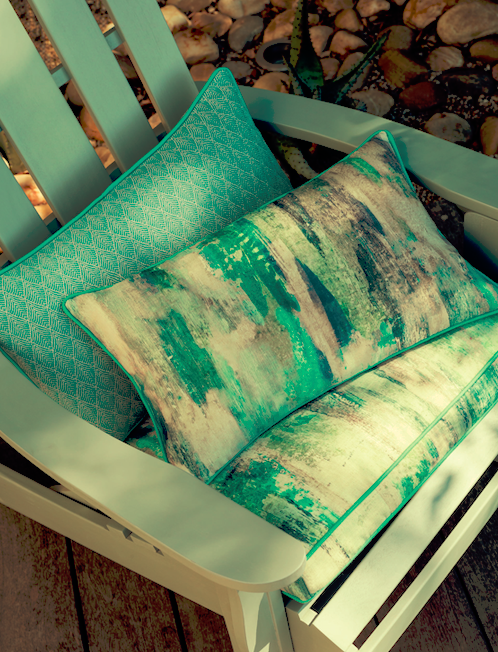 Confection sur mesure, Coussins de Patio