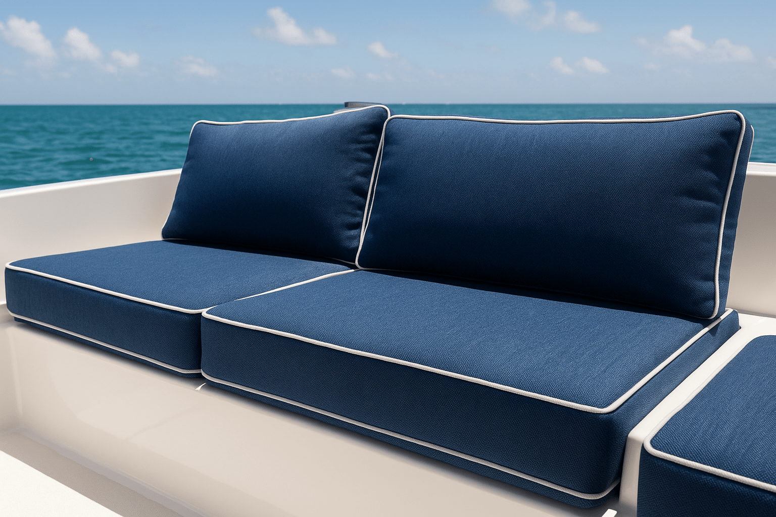 coussins de bateau