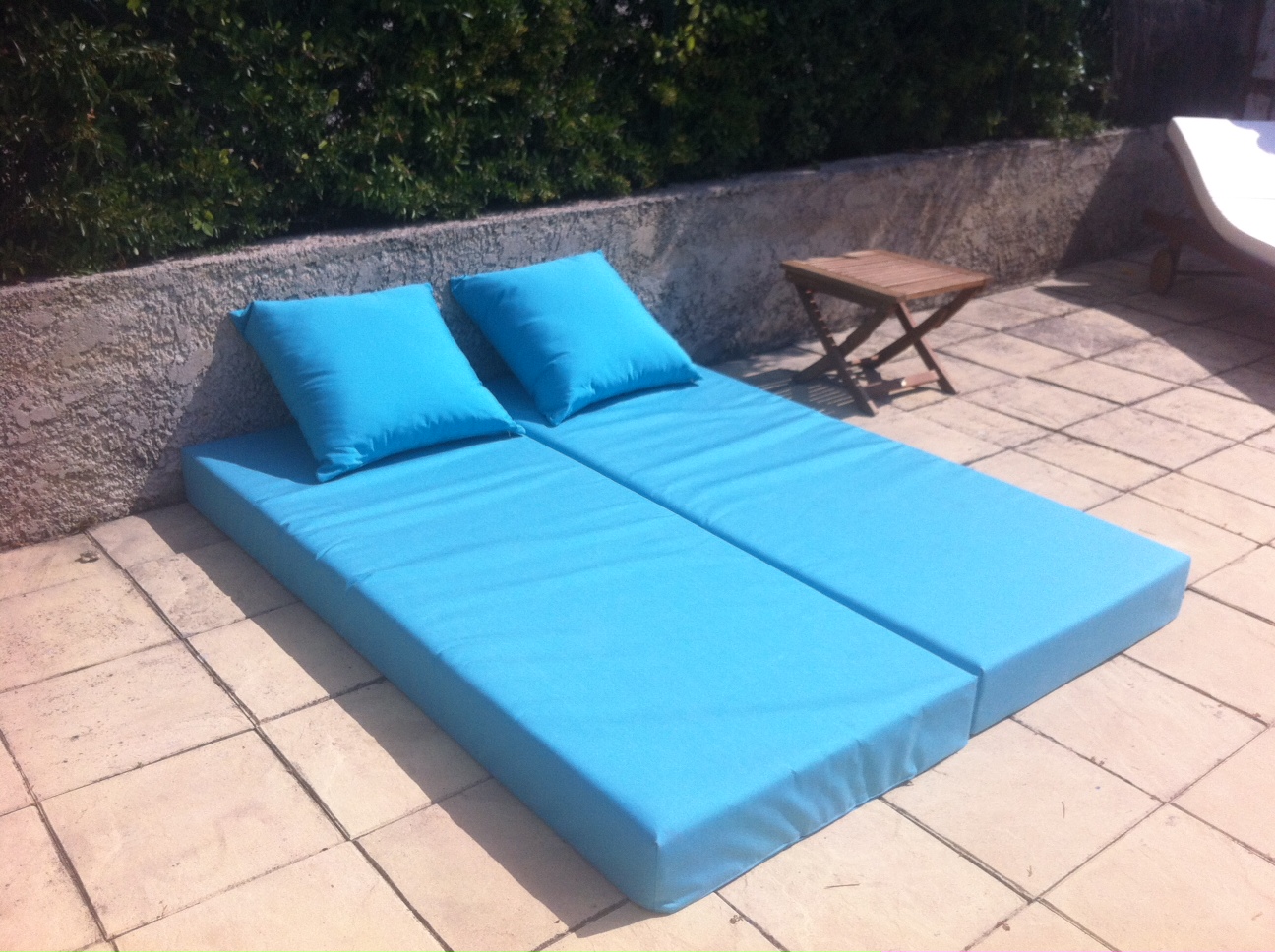 matelas sur mesure bain de soleil