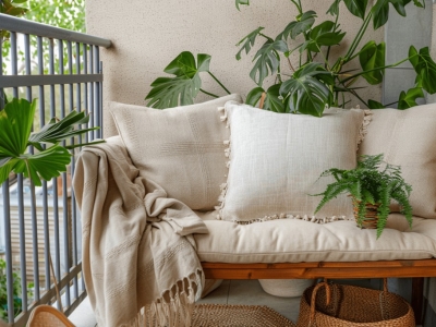 Les coussins de salon de jardin pour petits espaces : astuces et inspirations