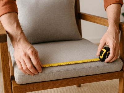 Comment prendre les mesures de votre mobilier pour commander un coussin 