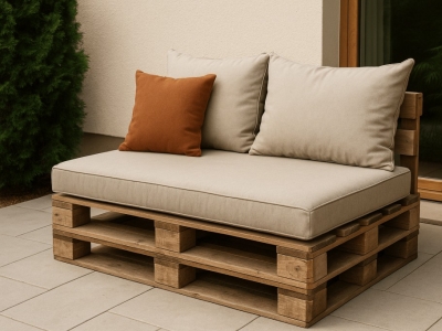 Comment installer des coussins sur une palette sans qu’ils glissent ?