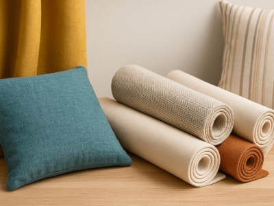 Du tissu sur mesure pour rideaux, coussins et ameublement parfaitement adaptés